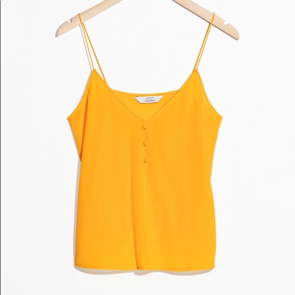 Yellow Silk Camisole